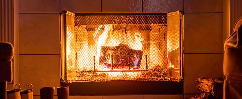 Mendota Hearth Landscape Fireplace Installation in Newnan, Georgia