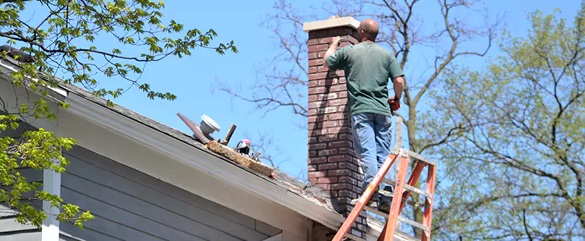 Vinyl and PVC Chimney Flashing Installation in Newnan, GA