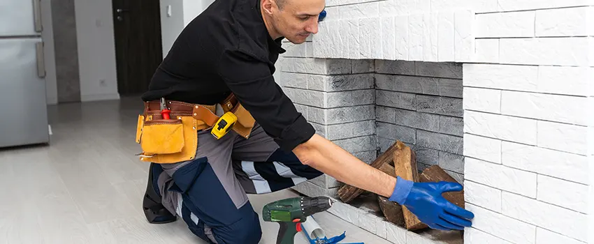 Fireplace Damaged Damper Frame Repair Services in Newnan, Georgia